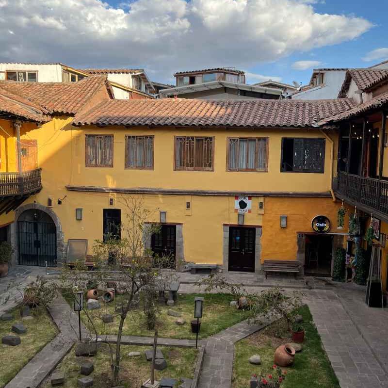 Cusco Restaurant Courtyard
