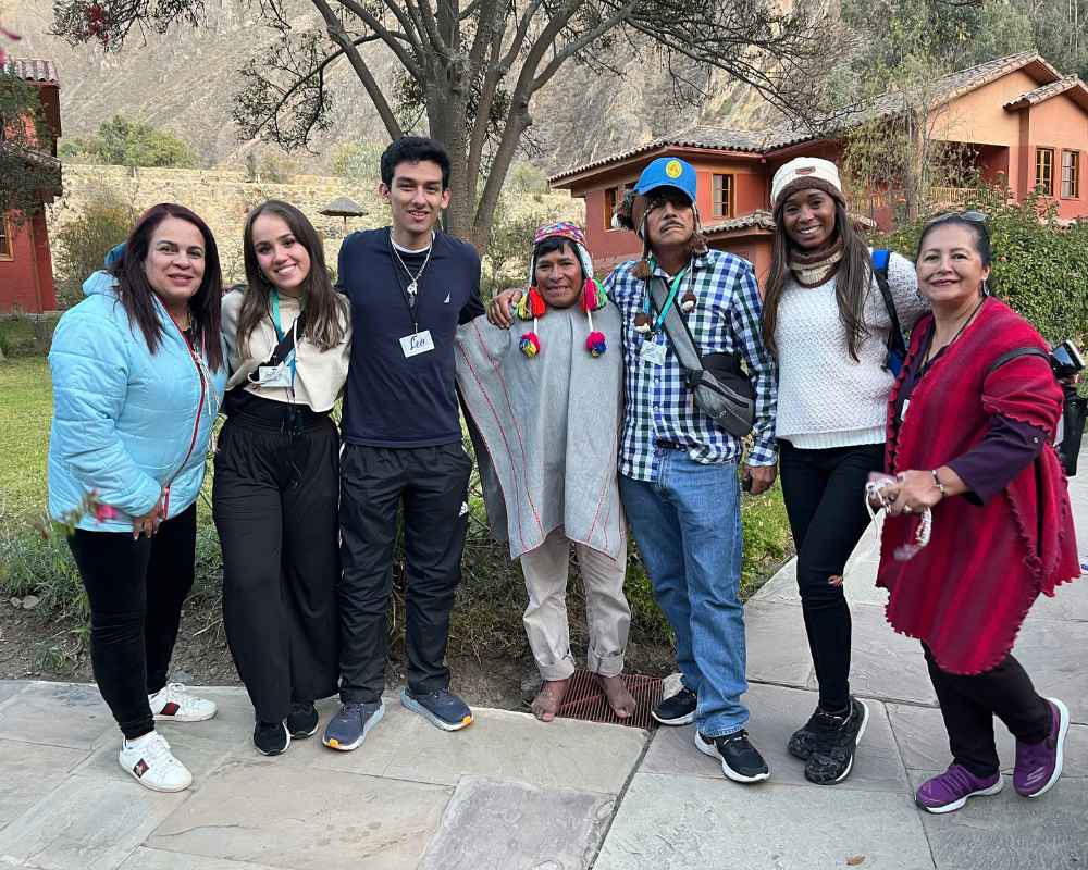Group Picture with the Shaman Group Picture with the Shaman