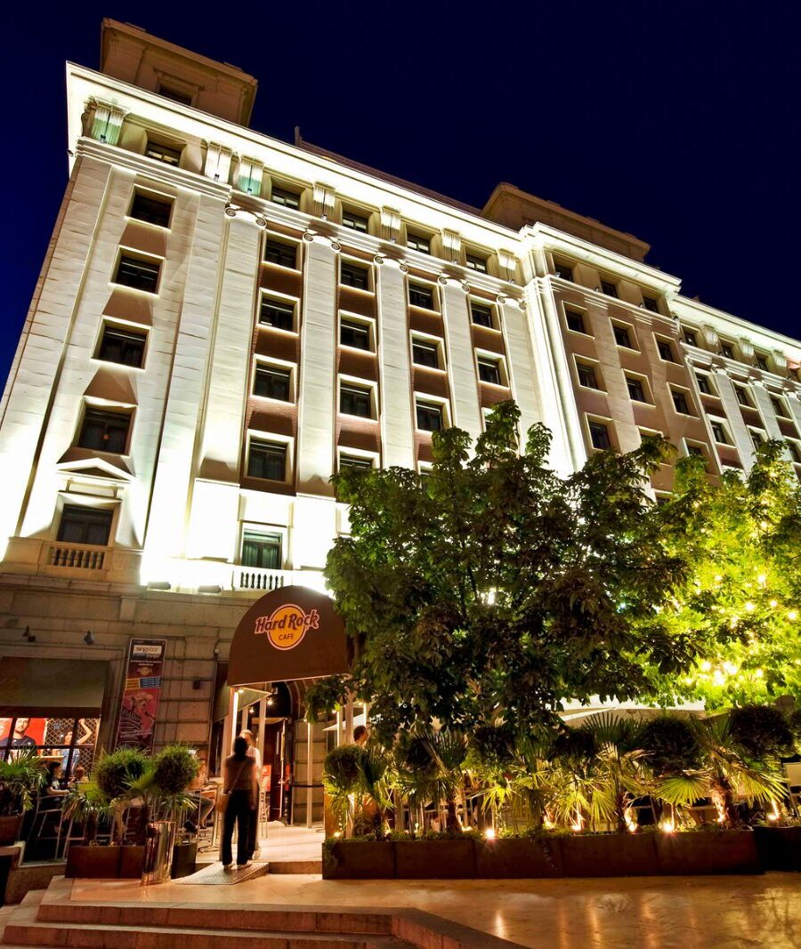 The Hard Rock Cafe in Madrid